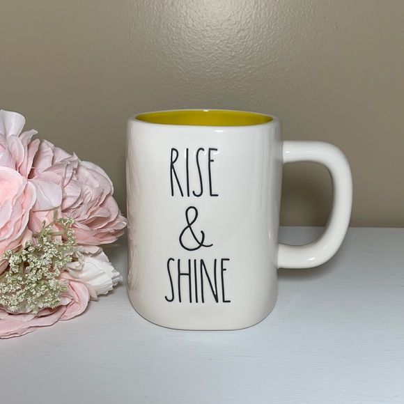 NWT Rae Dunn RISE & SHINE Mug - Picture 1 of 4